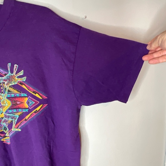 Vintage Single Stitch Destination State of New Mexico Aztec Western Tee Size 2XL - Picture 3 of 8